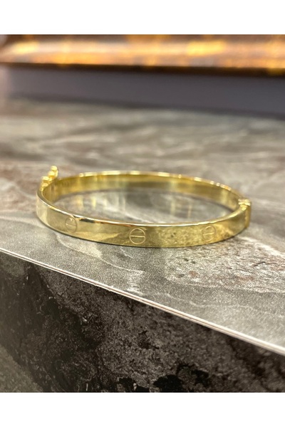 emy by emel luxury silver jewelry Altın Kaplama Vip Kelepçe Bilezik 925 Ayar ...
