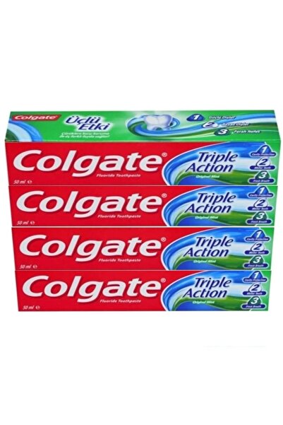 Colgate Diş Macunu Üç Etki 50 ML X 4 Adet