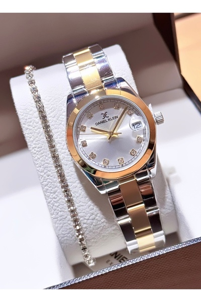 Daniel Klein Kadın Kol Saati Gold Çelik 3 Atm Su Geçirmez