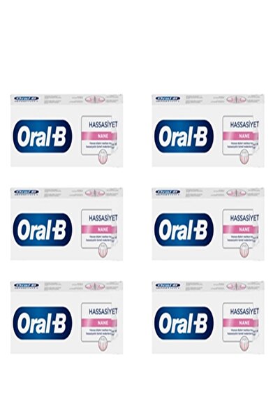 Oral-B Diş Macunu Hassasiyet Nane 75 Ml x6 Adet