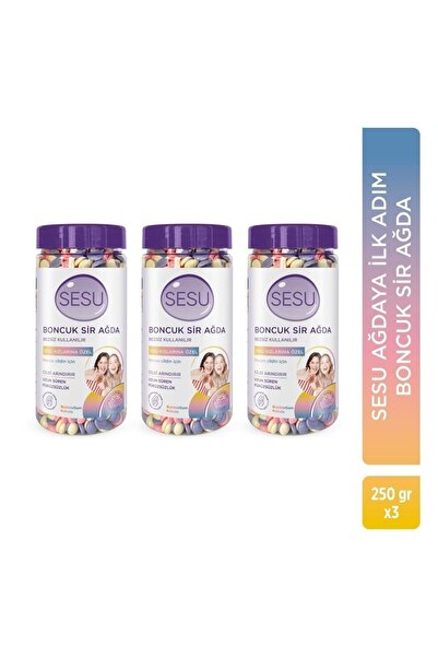 Sesu İlkadım Boncuk Ağda 250gr x3 Adet