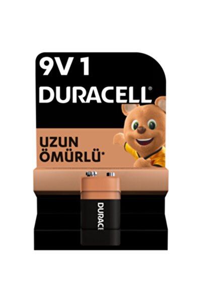 Duracell Alkalin 9V Piller Tekli Paket