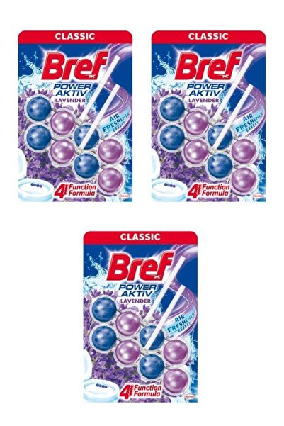 Bref 3 Lü Power Aktif Lavanta Klozet Bloğu 2x50 gr