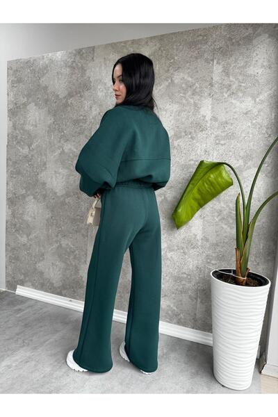 modabetce Violet Zipper Tracksuit Women's Set