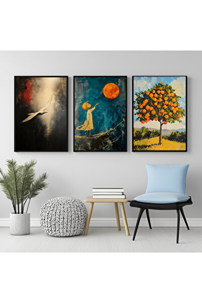 Luiff Martı - Küçük Prens ve Şeker Portakalı –  Tablo Boyutlarında Yüksek Kal...