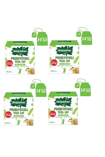 Doğadan Green Probiotic Pineapple Open 14 X 4 Pieces