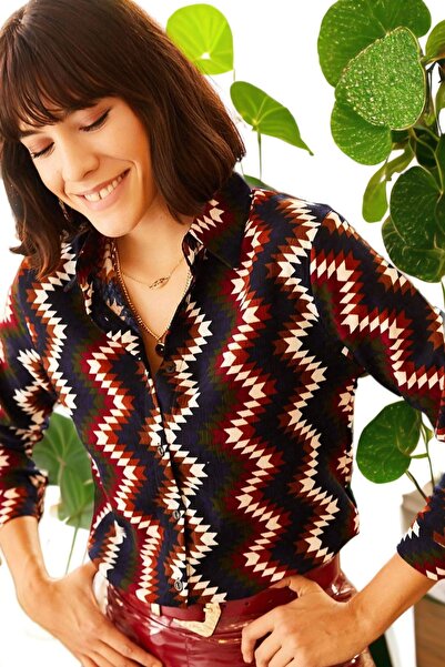 Juuuj Ženska crna klasična kragna, Sa deznom, dugi rukav, standardna kroj, ko...