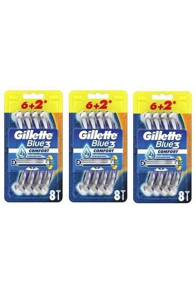Gillette Blue3 Comfort - 24 Shaving Blades