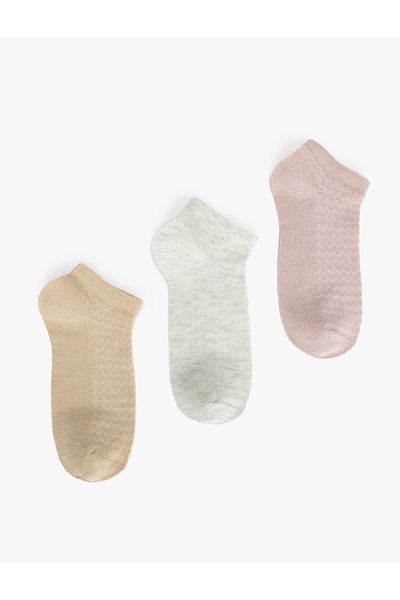 Koton Комплект от 3 чорапи Basic Booties