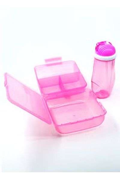 Qlüx Lunch Box & Water Bottle Set for Girls