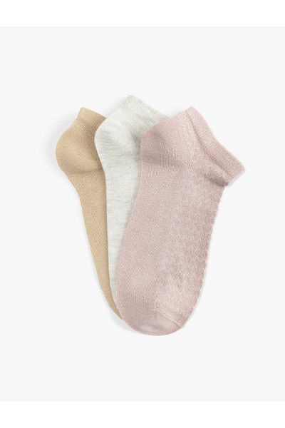 Koton Комплект от 3 чорапи Basic Booties