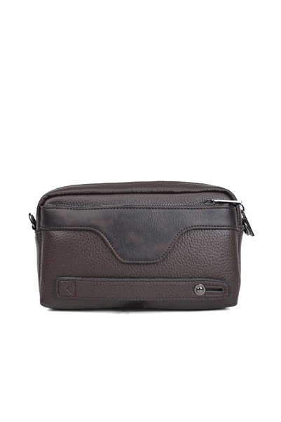 en deri Men's Hand and Bracelet Belt Portfolio Clutch Bag