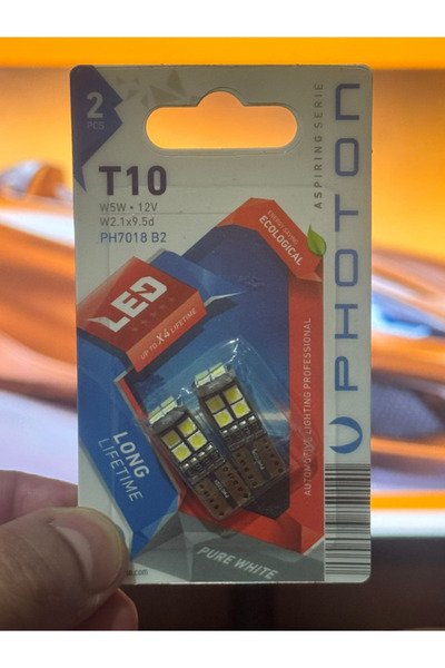 derin car design T10 Beyaz Led Ultra Güçlü Park Plaka ve İç Aydınlatma Ampulü