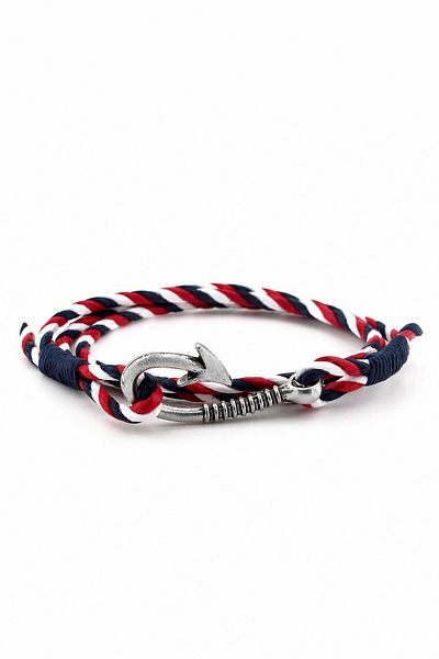 Solfera Fisherman Fisherman M060D - Three Rows of Sailor Color Men's Bracelet