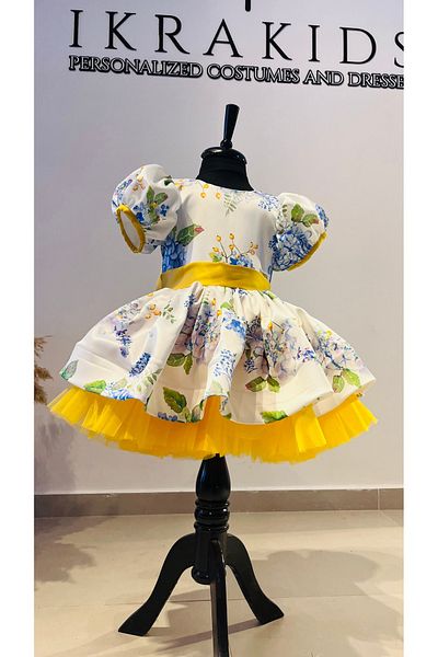 İkrabutikbursa girl's flower dress
