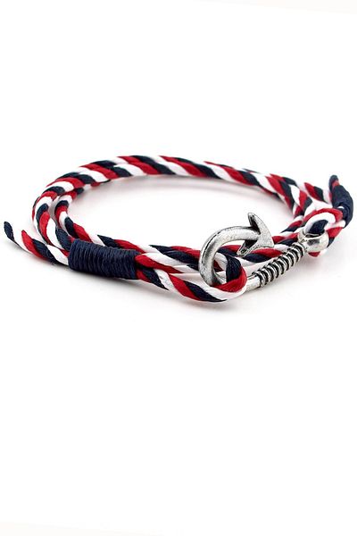 Solfera Fisherman Fisherman M060D - Three Rows of Sailor Color Men's Bracelet