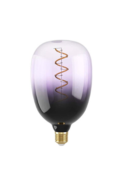 Eglo Aydınlatma 110226 E27-Led-T120 Ampul 1X4W Siyah-Mor-Şeffaf 1800K Dim Edi...
