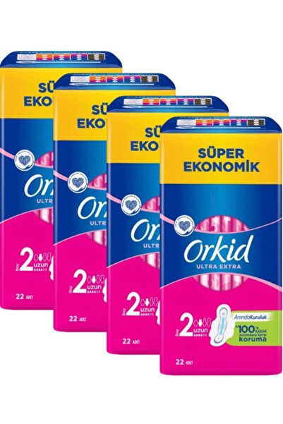 Orkid Ultra Extra 4'lü Uzun 22 x4 Adet
