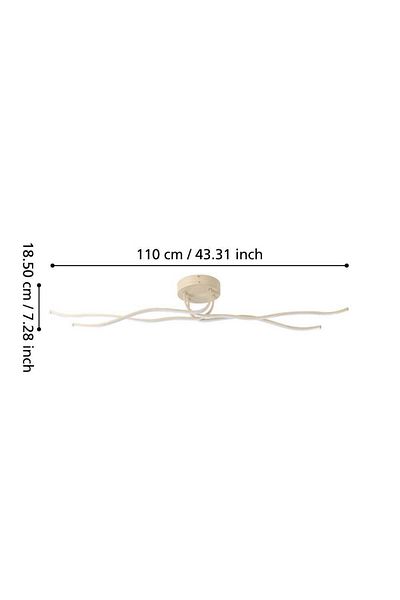 Eglo 901105   "Roncade 2" Ceiling Wall Luminaire
