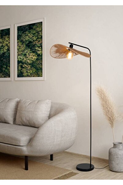 Genel Markalar 31966 "SIRUELA" 160 Cm Yüksekliğinde Çelik Köşe Lambası Lambader