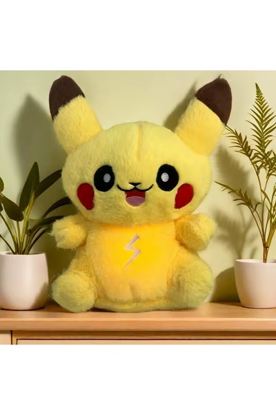 NB market Nefes alan Pikachu peluş oyuncak ışıklı ve müzikli nefes sesi