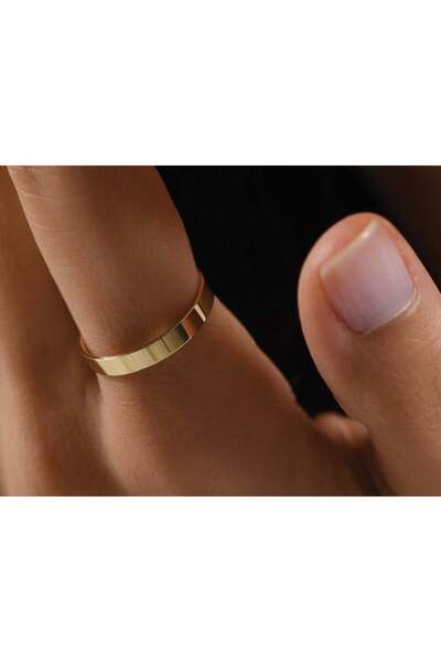 an altın nesil Altın Nesil Alyans - İnce Klasik Düz Kesim Alyans