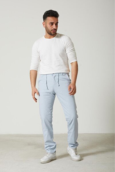 Keten Pantolon İpli