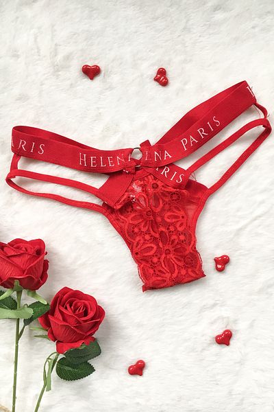 MODA G&H Underwear - Red Lace String - Thong