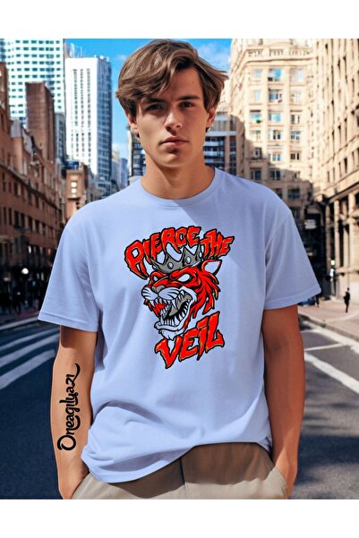 H&GHAMLEGİYİM Preacher Printed Men's Oversize T-Shirt