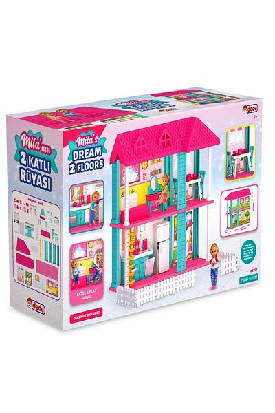 a v d a Mila's 2-Storey Dream house - toy house & dollhouse set - play house