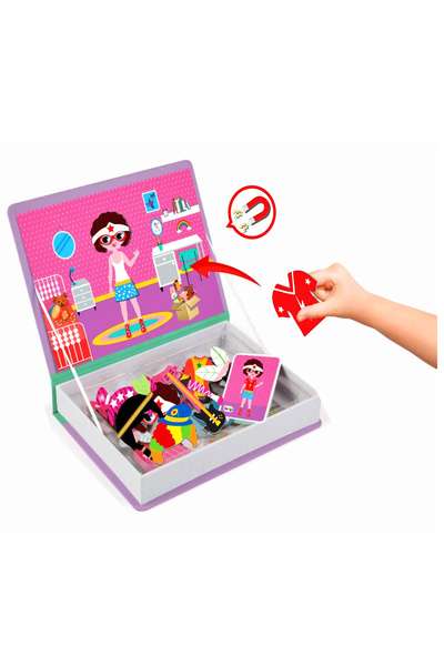 a v d a Manyetik Kıyafet Giydirme Oyunu / Mıknatıslı Tablet 3-8 Yaş