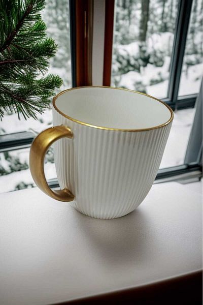 IKEA Special Production Gilded 6 Pieces Ofantlıgt Mug 310 ml