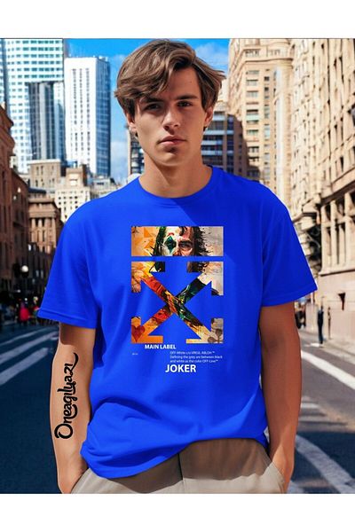 oneagılyazı Joker Printed Men's Oversize T-Shirt