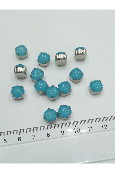 CRYSTALSHOP Matirani B plavi kamen u okrugloj kutiji 10 mm - 50 komada