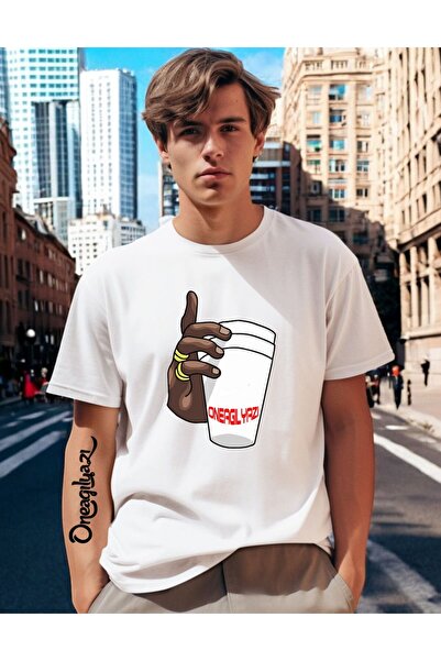 oneagılyazı Oneagılyazı Печатна мъжка тениска с голям размер