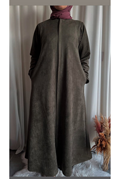 afife Nubuk Kaban Tesettür Ferace Dış Giyim