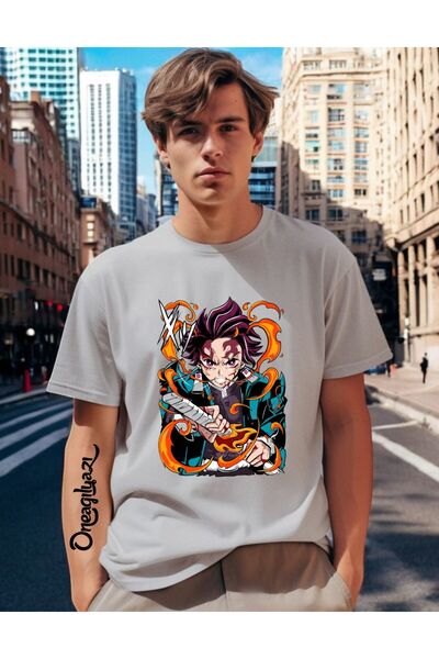 oneagılyazı Printed Men's Oversize T-Shirt
