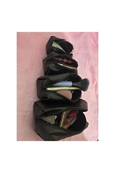 Mawrond 4 Different Sizes, Quality Faux Leather, Makeup, Jewelry, Organization Bag, Multi-Purpose 4Pcs Mini Bag