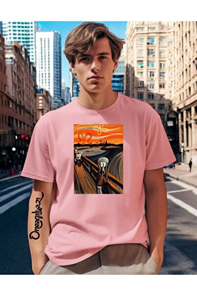 oneagılyazı Printed Men's Oversize T-shirt