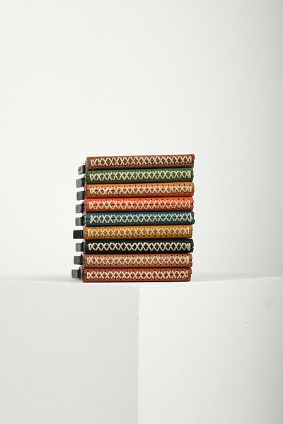 WATCHOFROYAL Cortex Slim Buttero Tan Genuine Leather Compartmented Card Holder with Slide Mechanism