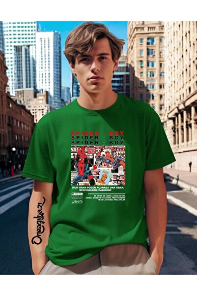 oneagılyazı Paukovi dečak Štampano Muški Oversize kroj T-shirt
