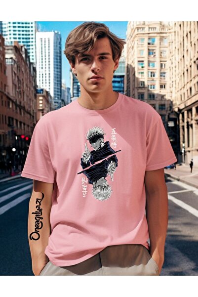 oneagılyazı Anime Printed Men's Oversize T-Shirt