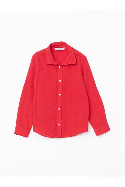 LC Waikiki Cămașă pentru băiat cu mânecă lungă LCW Kids