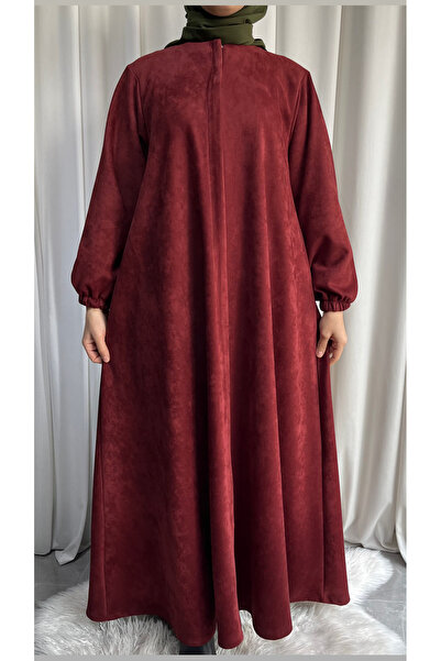 afife Nubuk Kaban Tesettür Ferace Dış Giyim