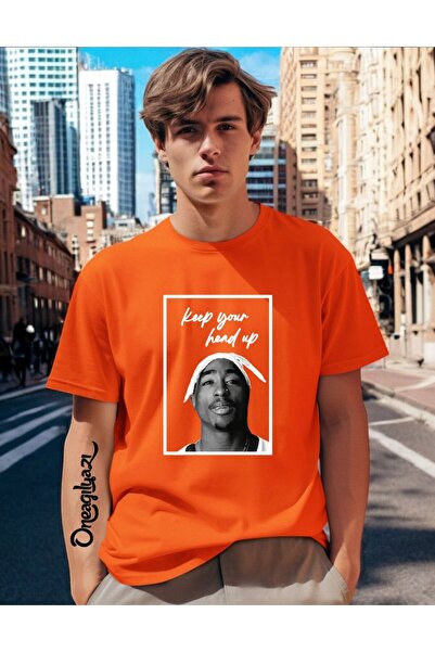 oneagılyazı Thug Life Printed Men's Oversize T-Shirt