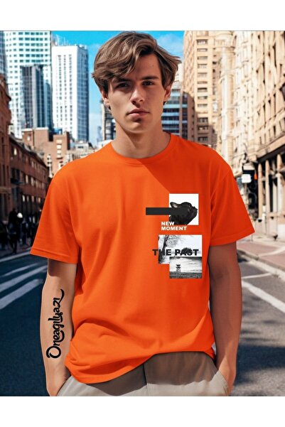oneagılyazı Printed Men's Oversize T-Shirt