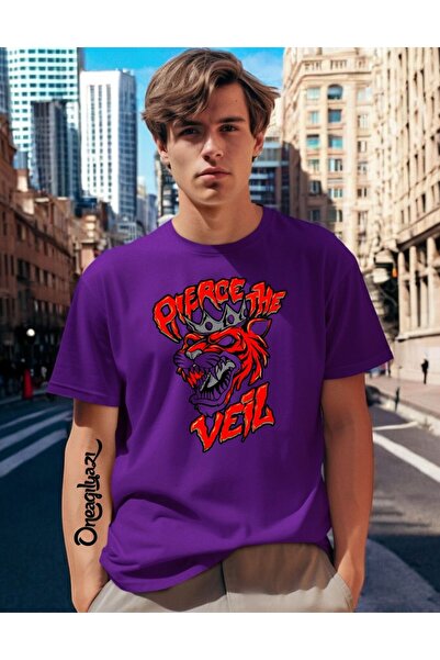 oneagılyazı Мъжка тениска с голям размер с печат „Preacher“