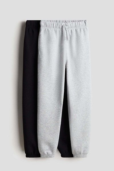 H&M 2-pack brushed-inside joggers