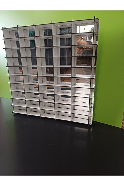 MrTemur Pleksi Kapaklı Hotwheels Duvar Rafı, Matchbox Duvar Rafı, Akrilik Kapaklı Araba Rafı