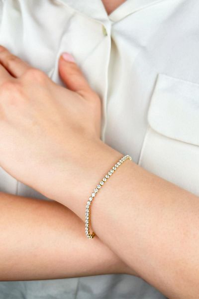 Sose Moda Xuping Waterway Vip Imprint Bracelet - Gold
